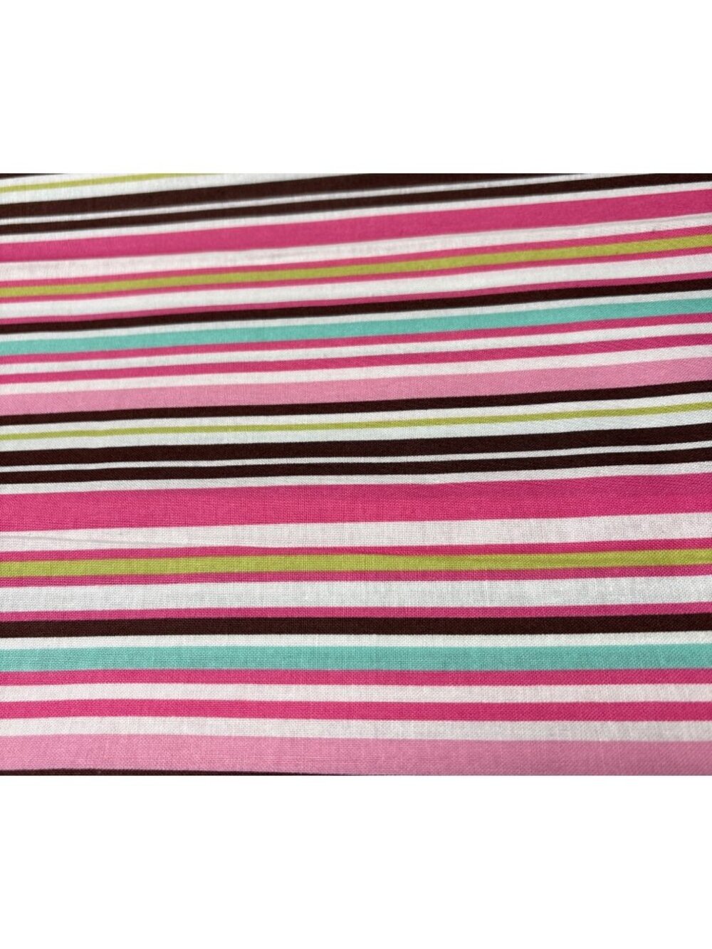Crazy for Dots & Stripes Pink Striped 9" x 38" RJR Fabrics Cotton Quilting